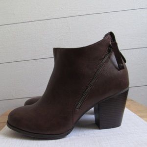 Torrid brown booties 8W